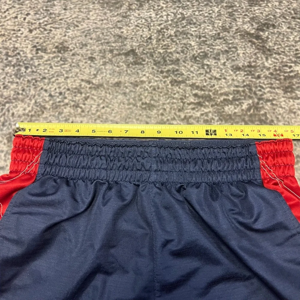 Vintage Nike Lebron James Basketball Shorts Mens XL‎ Blue Red Y2K